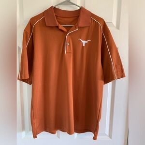 PGA Tour Texas Longhorns Polo Shirt Size: Large